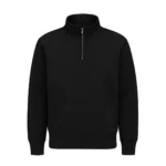 Black Quarter Zipper