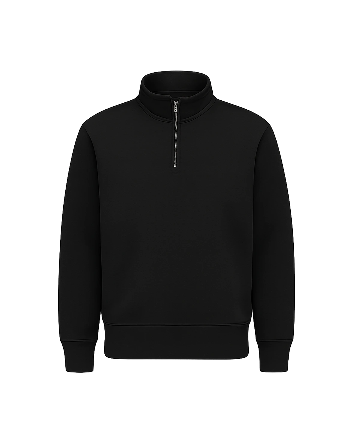 Black Quarter Zipper