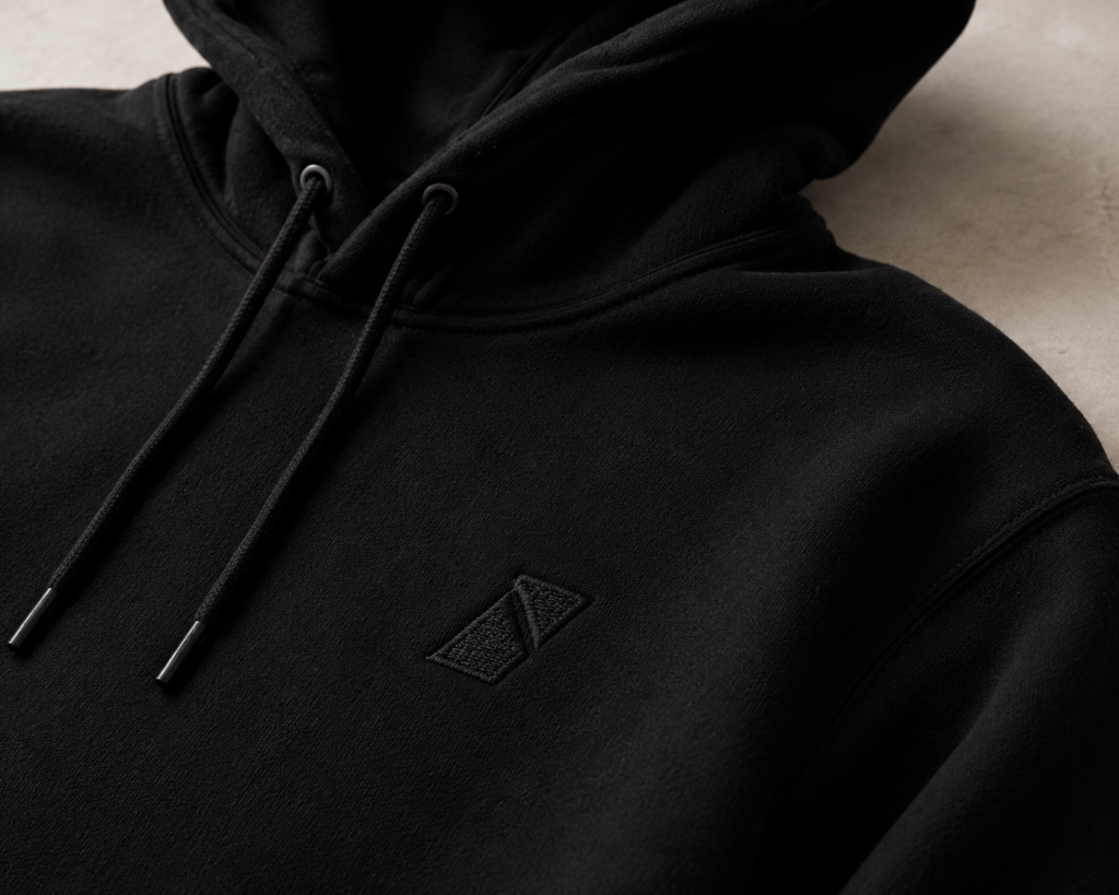 custom embroidery on blank hoodie Australia logo stitching